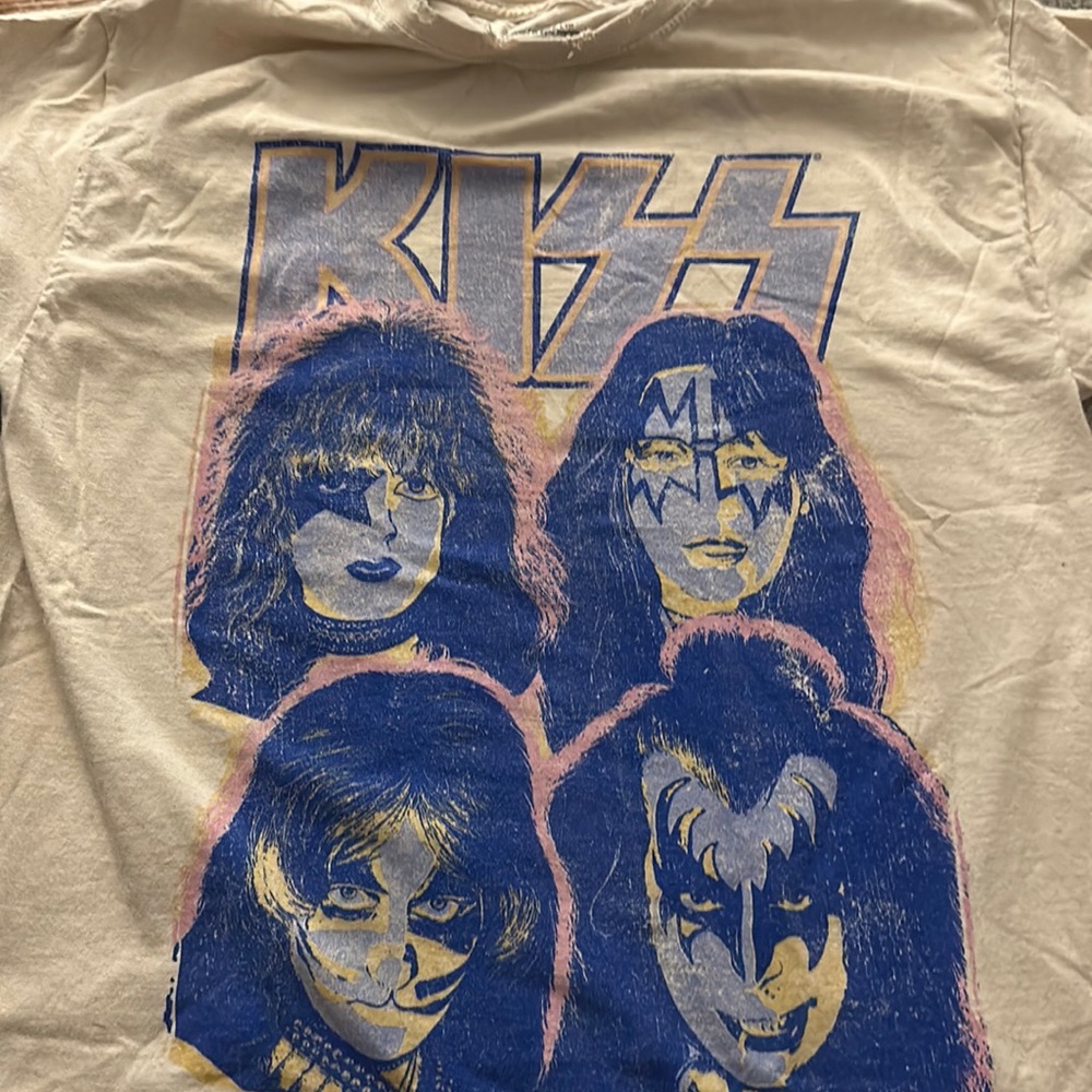 Beige KISS T-Shirt